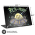 Adult Swim Rick and Morty Spaceship Universal Laptop 15in (12.2 x 8.8in) Skin
